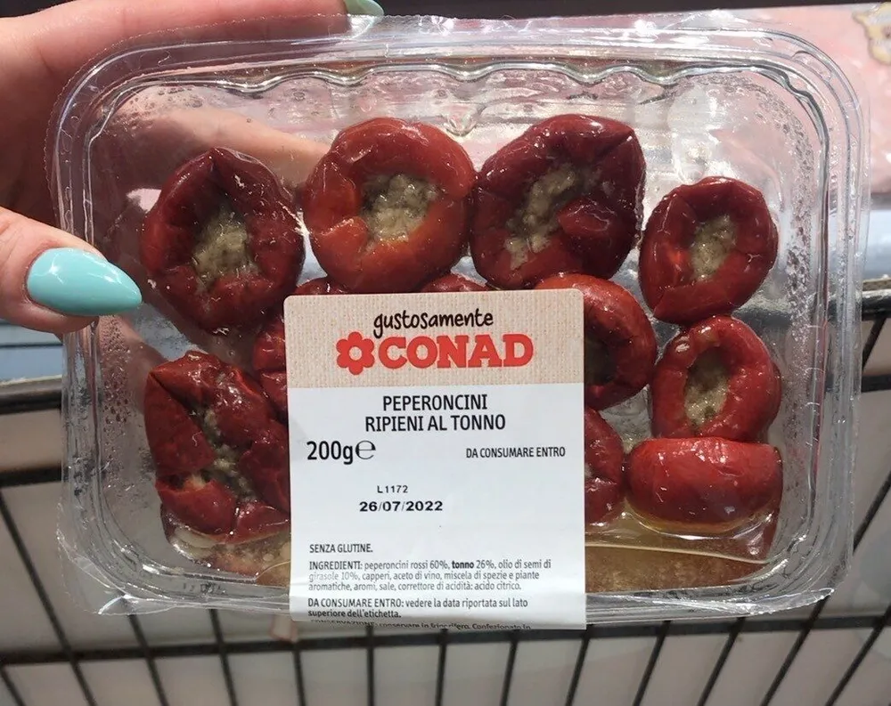 Peperoncini ripieni al tonno