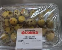 Olive giganti farcite marinate