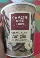 Gelato alla vaniglia del madagascar
