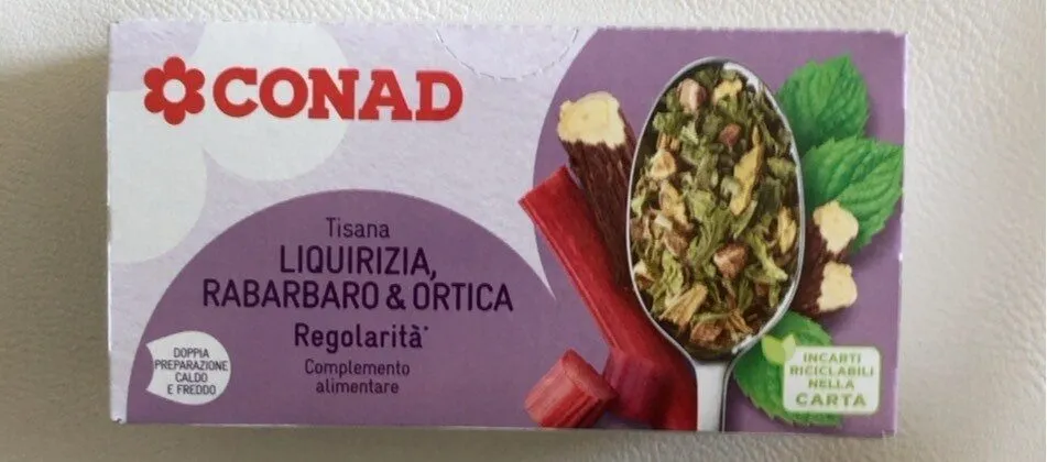 Tisana Liquirizia Rabarbaro Ortica