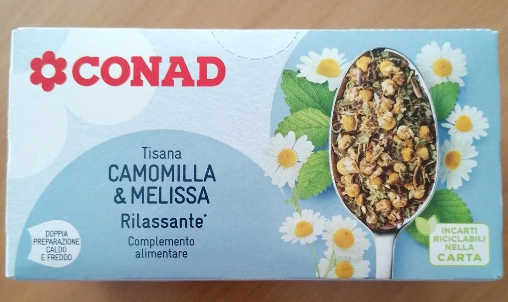 Tisana camomilla & melissa
