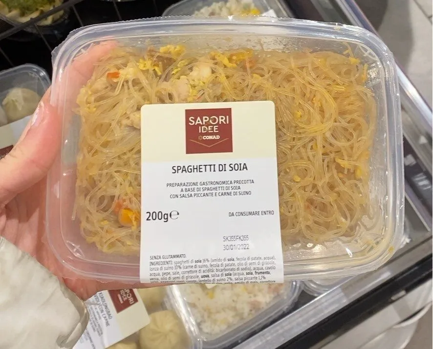 Spaghetti di soia