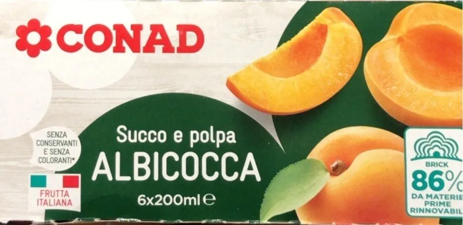 Succo e polpa albicocca