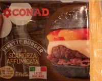 Finette burger alla scamorza affumicats