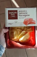 Mezzelune al salmone norvegese
