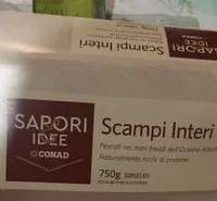 Scampi interi