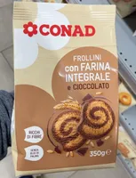 Frollini con farina integrale e cioccolato