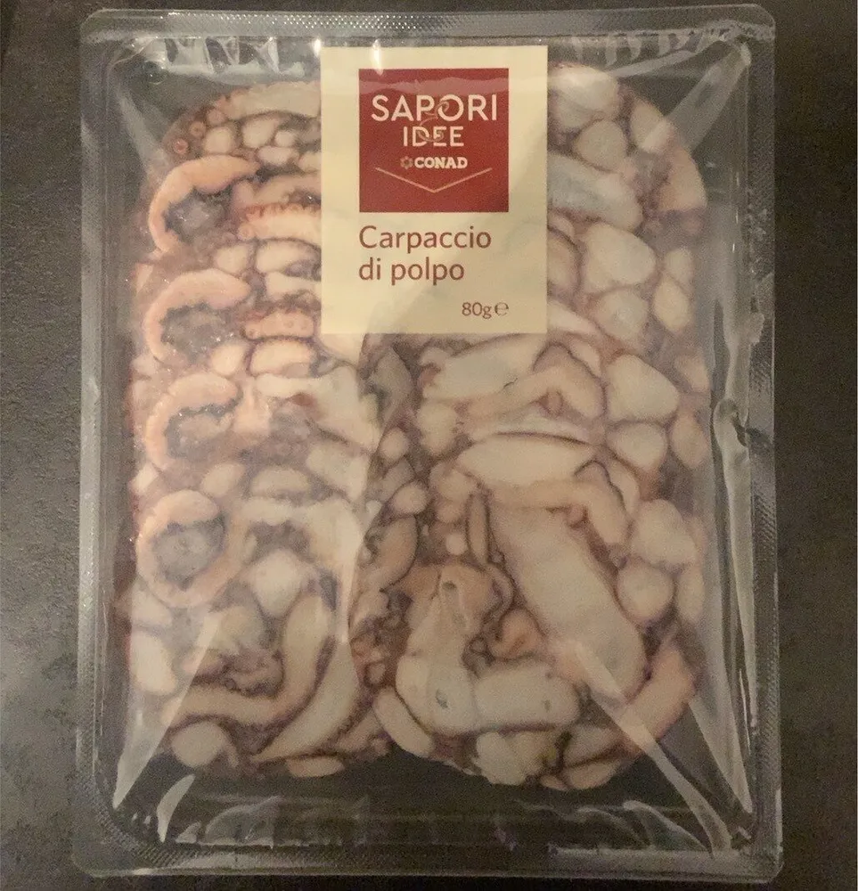 Carpaccio di polpo