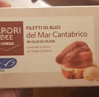 Filetti di alici del mar cantabrico