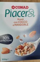 muesli con cocco e mandorle