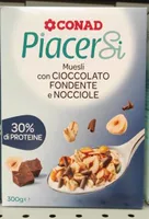 muesli cioccolato fondente e nocciole