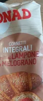 Cornetti integrali farciti al lampone e melograno