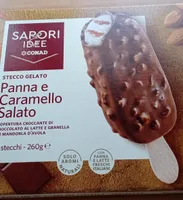Stecco gelato panna e caramello salato