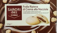 Frolla ripiena di crema alla nocciola