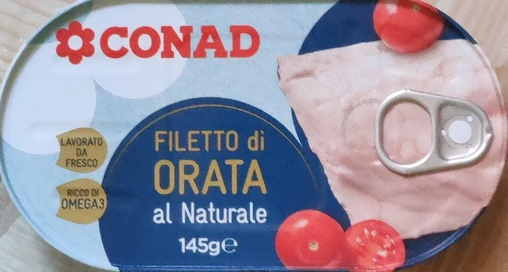 Filetto di orata al naturale