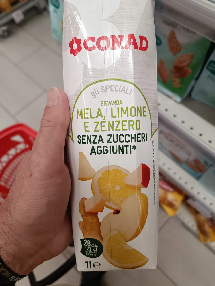 Bevanda mela limone e zenzero