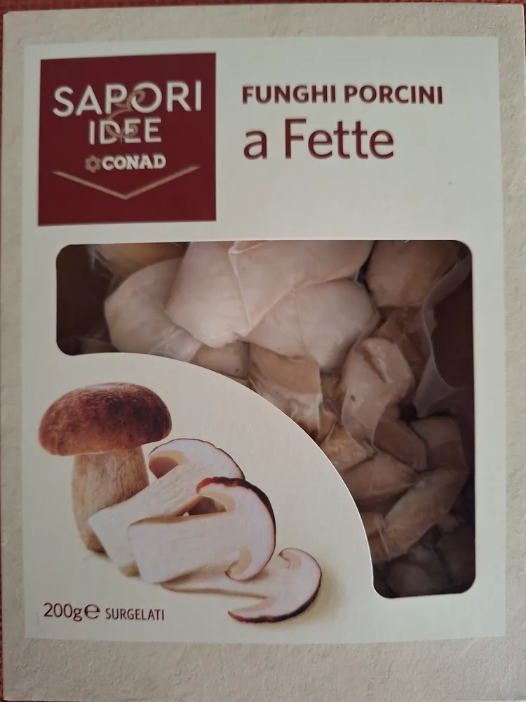 Frozen mushrooms