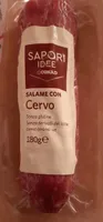 Salame di carne di suino con carne di cervo