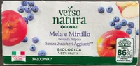 Succi mela e mirtillo