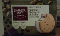 Biscotto Gelato panna e pistacchio