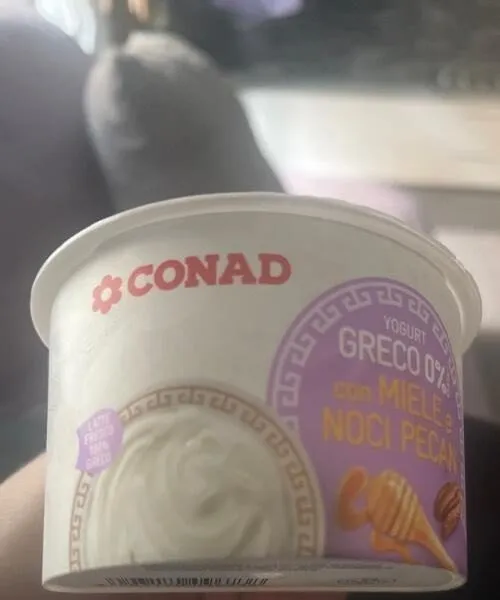 Yogurt greco miele e noci pecan