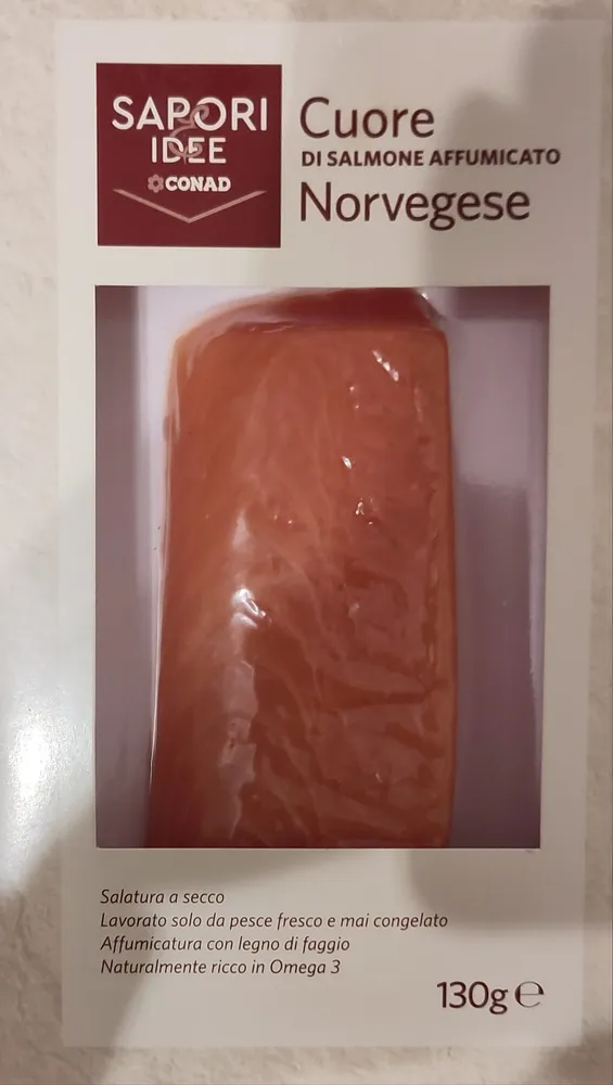 Cuore di salmone affumicato norvegese