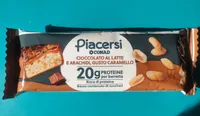 Barretta proteica Cioccolato al latte e arachidi, gusto caramello