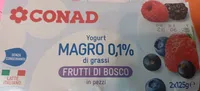 Yogurt magro 0,1% FRUTTI DI BOSCO