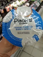 Piacersi yogurt Greco Bianco Intero