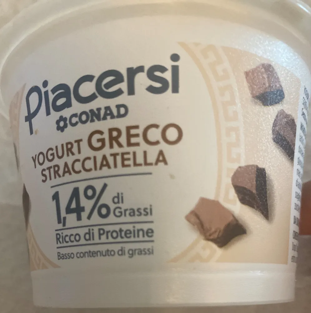Yogurt Greco Stracciatella 1.4% Grassi Piacersi