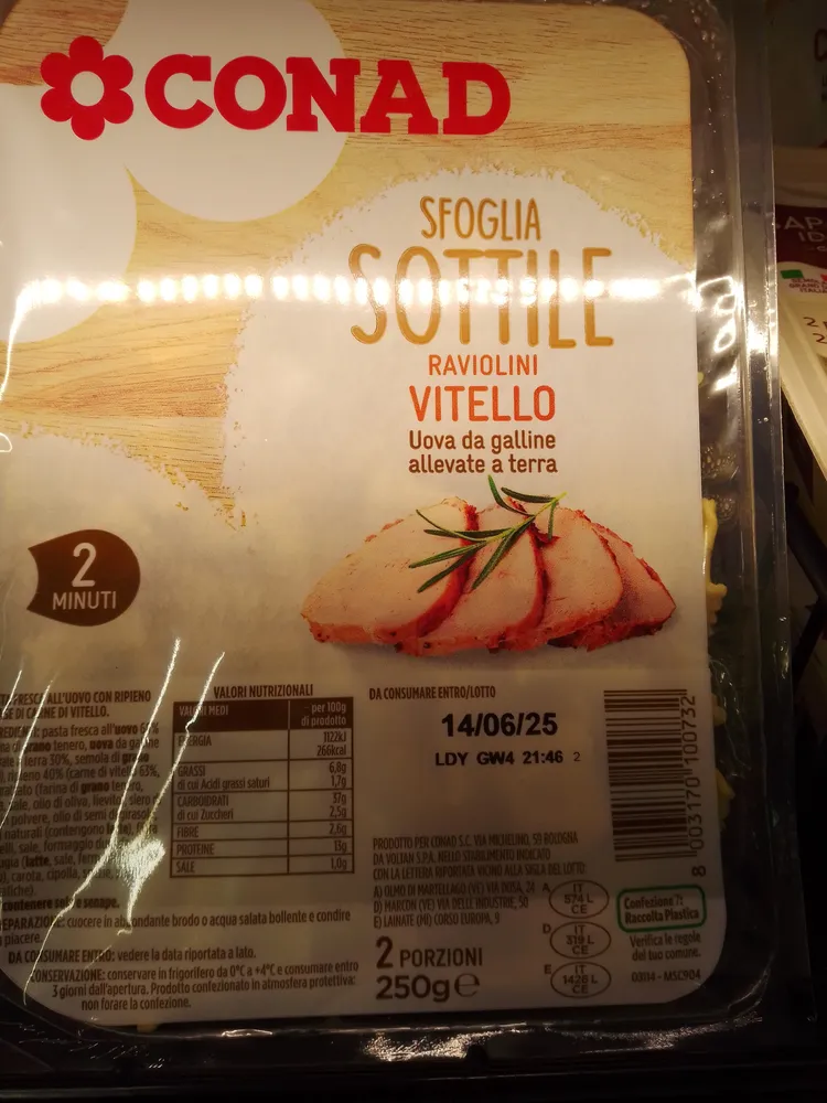 raviolini Vitello