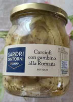 Carciofi con gambino alla Romana