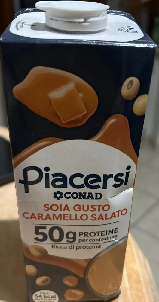 Soia gusto caramello salato
