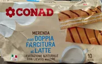 Merenda con doppia farcitura di latte