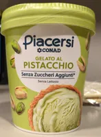 Gelato al pistacchio senza zuccheri aggiunti
