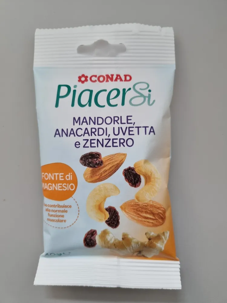 Mandorle, Anacardi, Uvetta e Zenzero