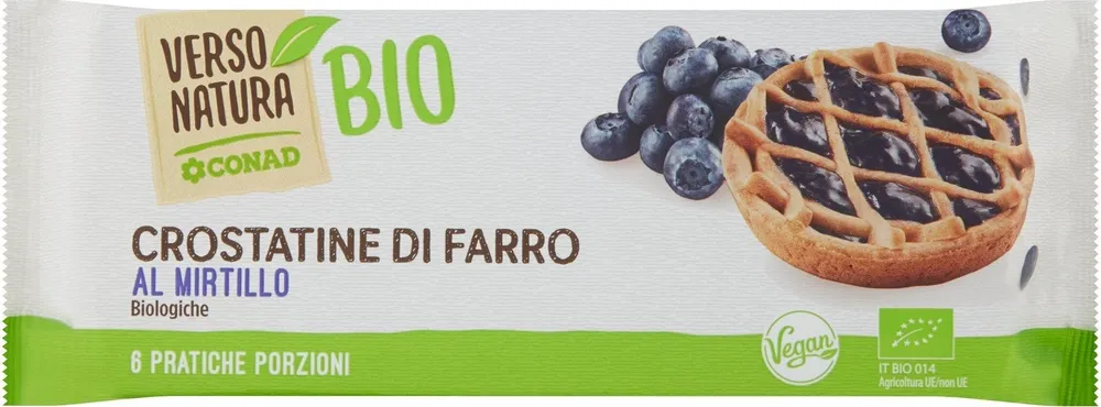 Crostatine di farro al mirtillo