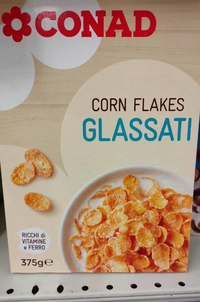 Corn flakes glassati