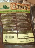 Le Tostate - Nocciole intere tostate pelate