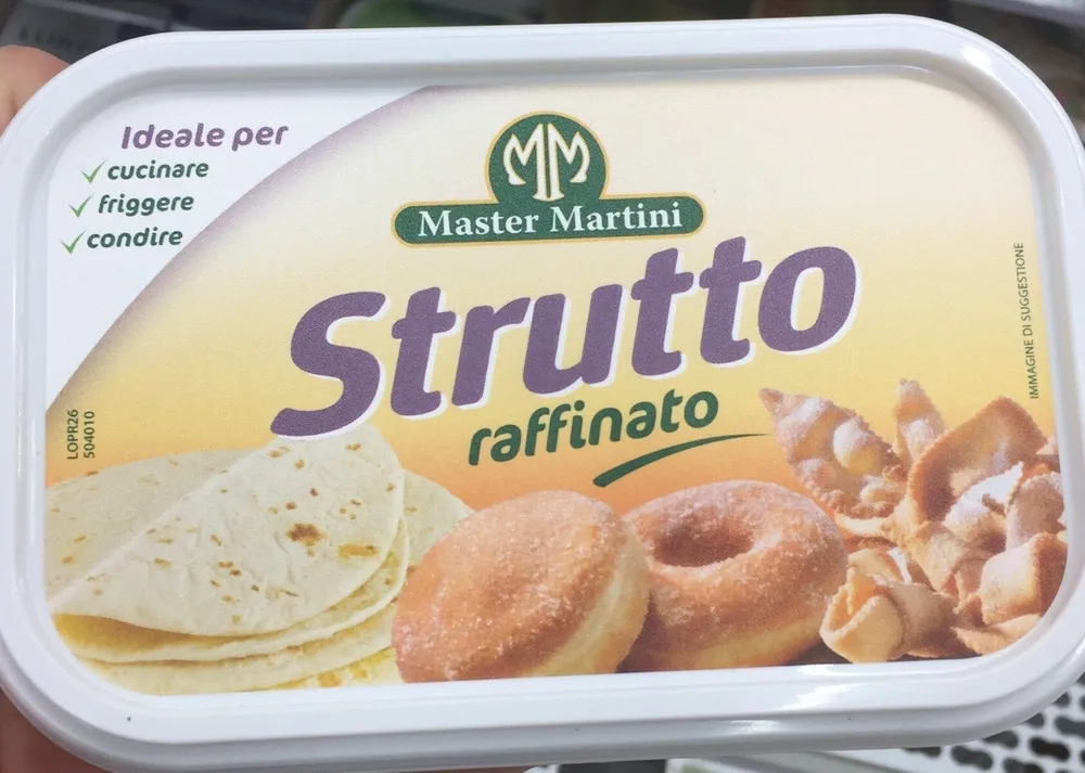 Strutto raffinato