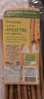 Gressins à la farine d’epeautre semi-complet bio
