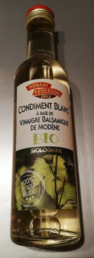 Condiment balsamique blanc