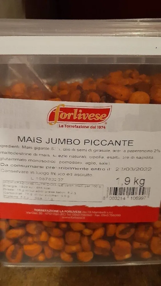 Mais Jumbo piccante