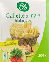 Gallette di mais biologiche