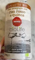 gallette riso integrale con riso rosso e quinoa