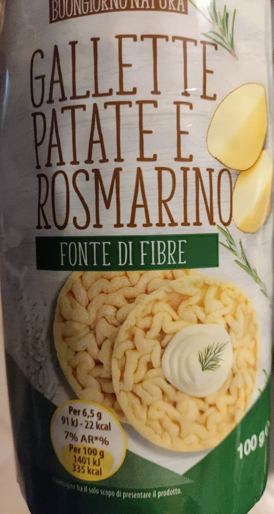 Gallette patate e rosmarino