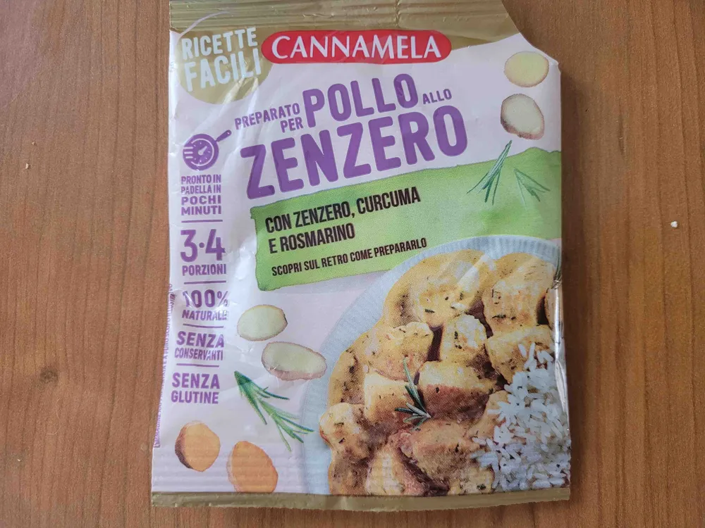 Preparato per pollo allo zenzero