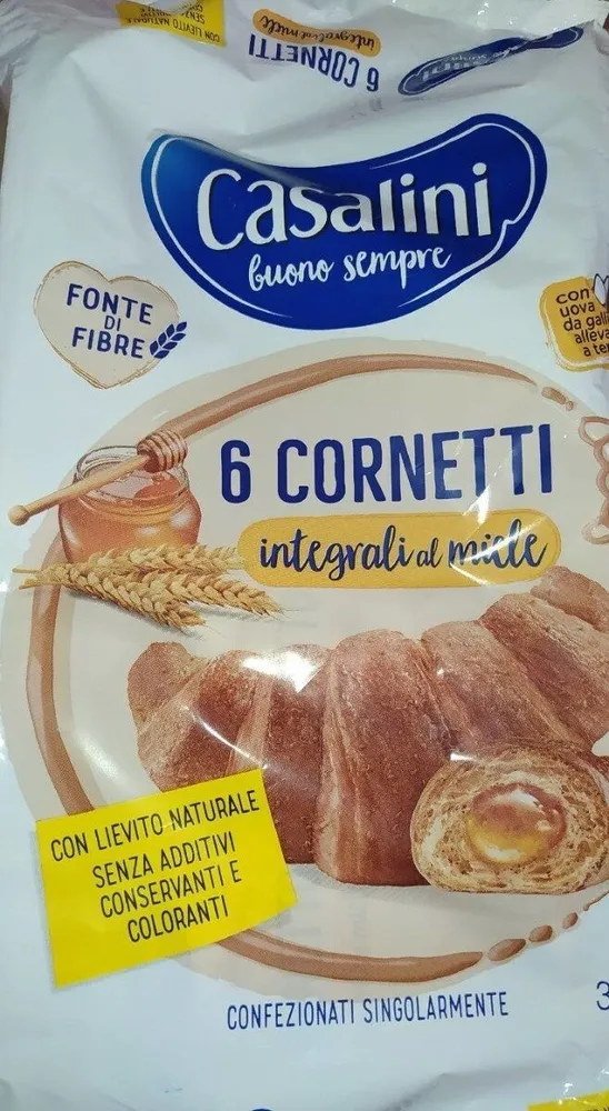 6 cornetti integrali al miele