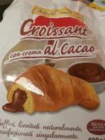 Croissant con crema al cacao
