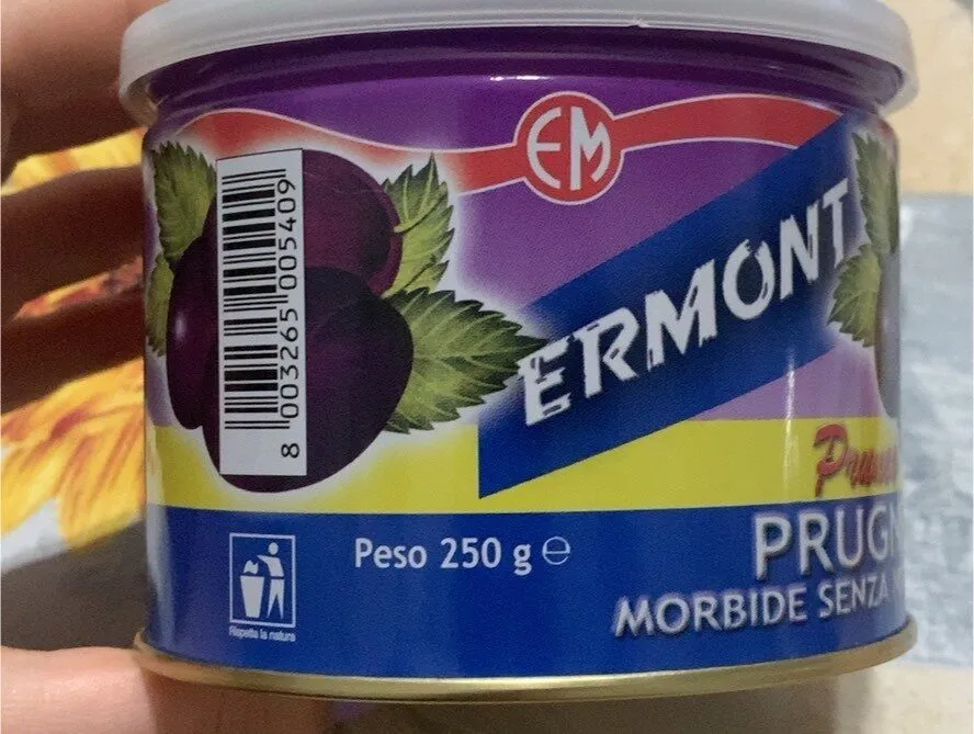 Prugne morbide senza nocciolo